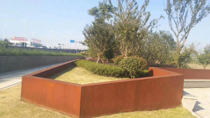 寒亭耐候钢挡土墙